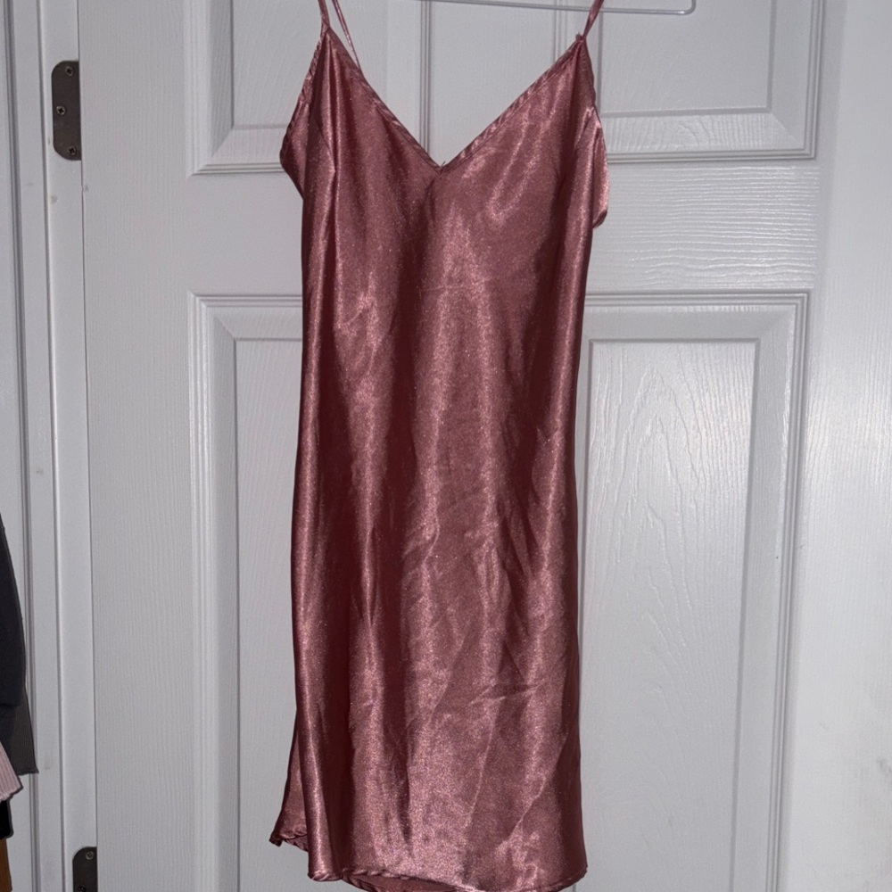 Sleek Pink Slip Nightgown